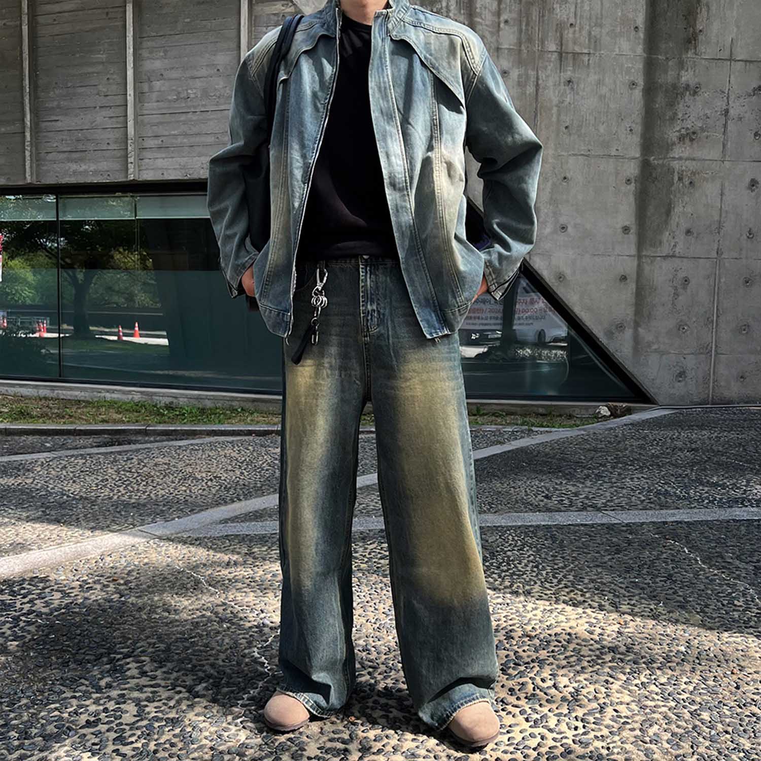 Vintage Archive "Dirty Wash" Denim Jacket