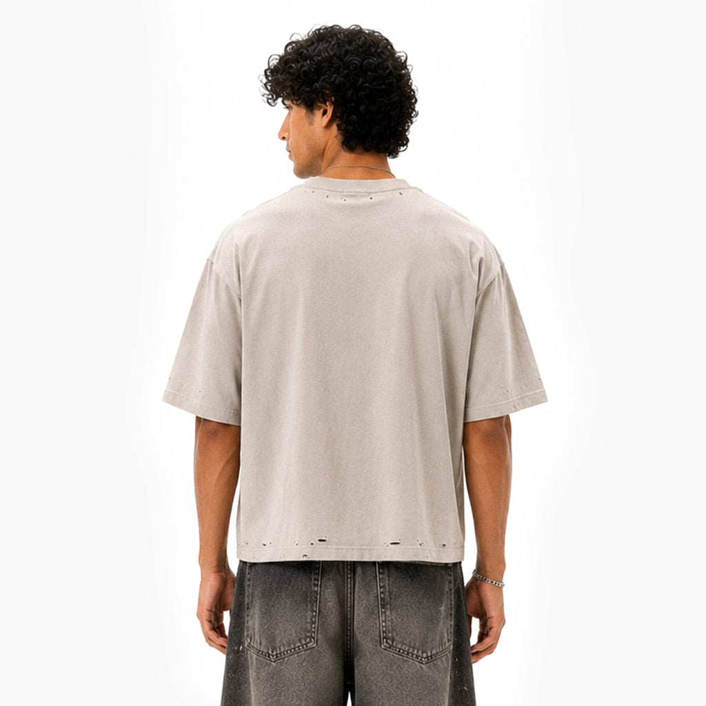 Heavyweight Oversized Distressed T-Shirt