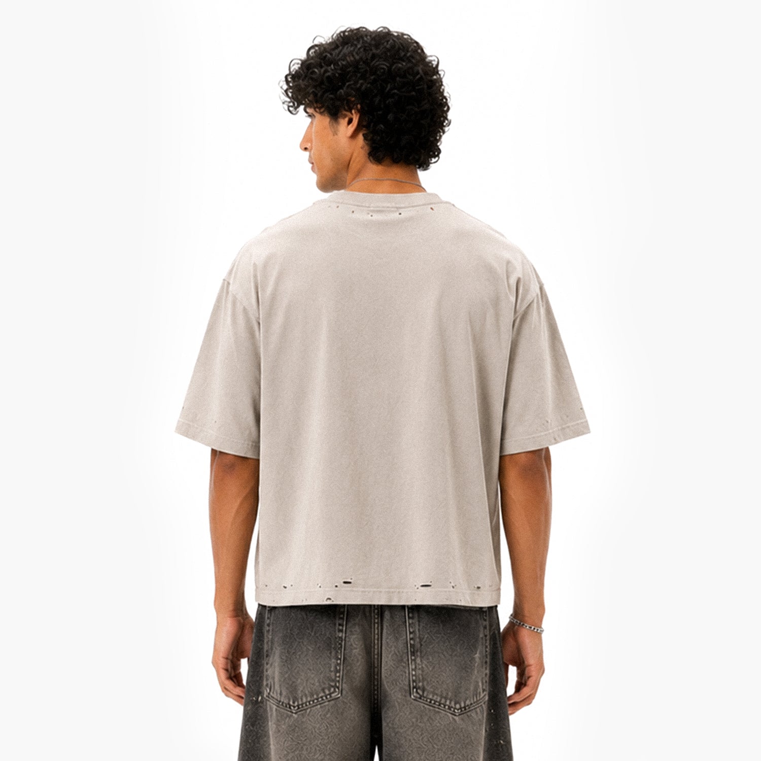 Heavyweight Oversized Distressed T-Shirt