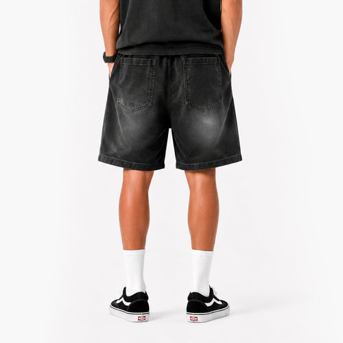 Lyocell Relaxed Denim Shorts