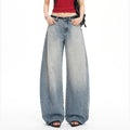 Pantalones anchos efecto lavado vintage