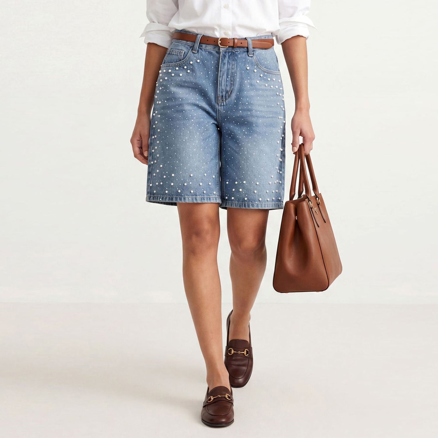 The Embellished Denim "It" Short