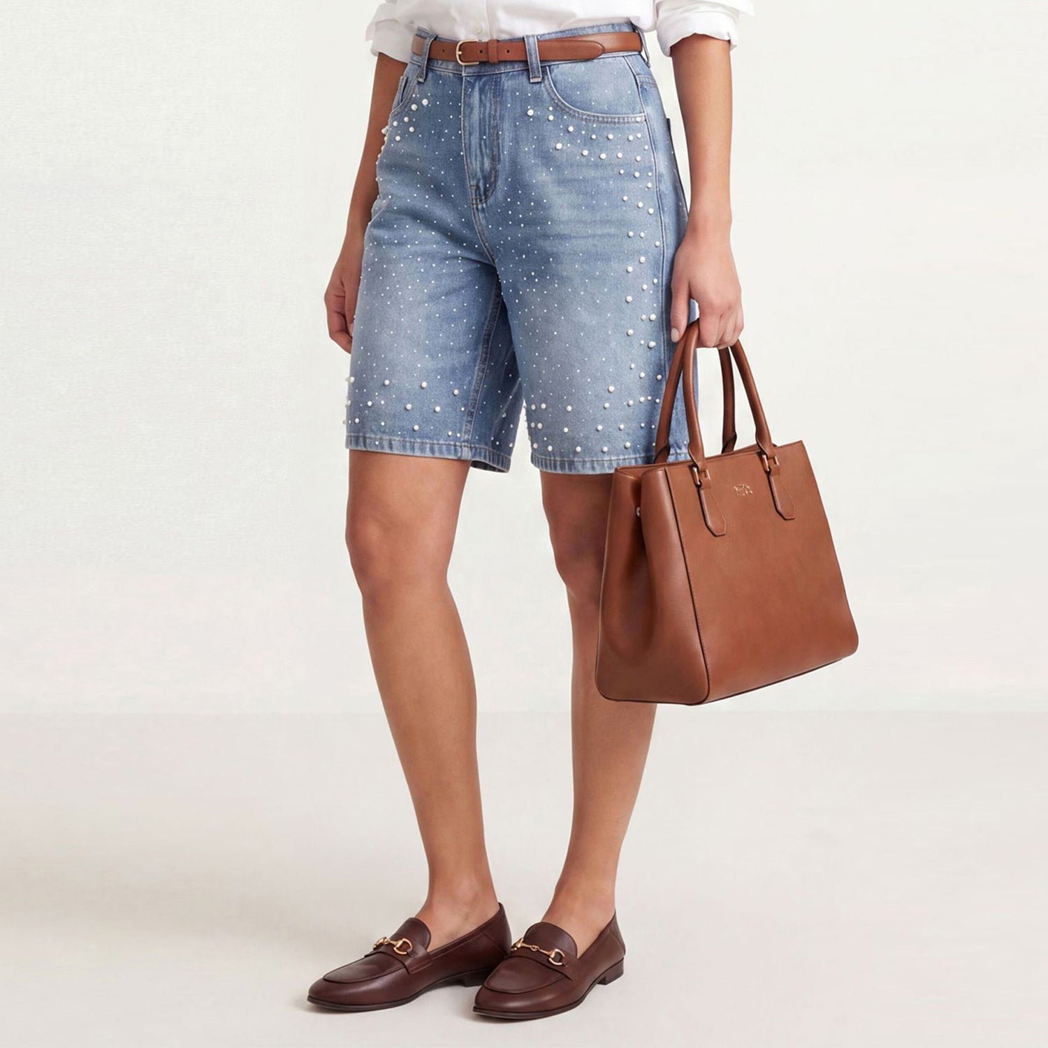 The Embellished Denim "It" Short